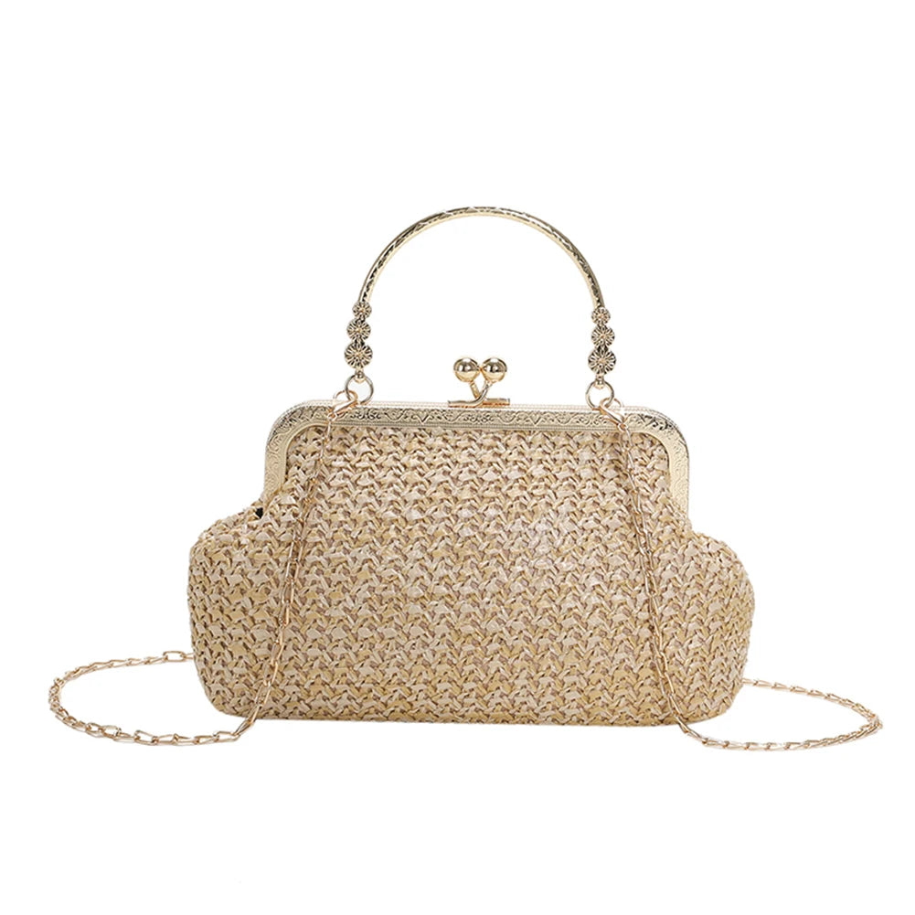 Women's Evening Shoulder Bag Handbag Clutch Bag Shining Rhinestones Bucket Bag for Party Wedding Date Night Chain Shoulder Bag