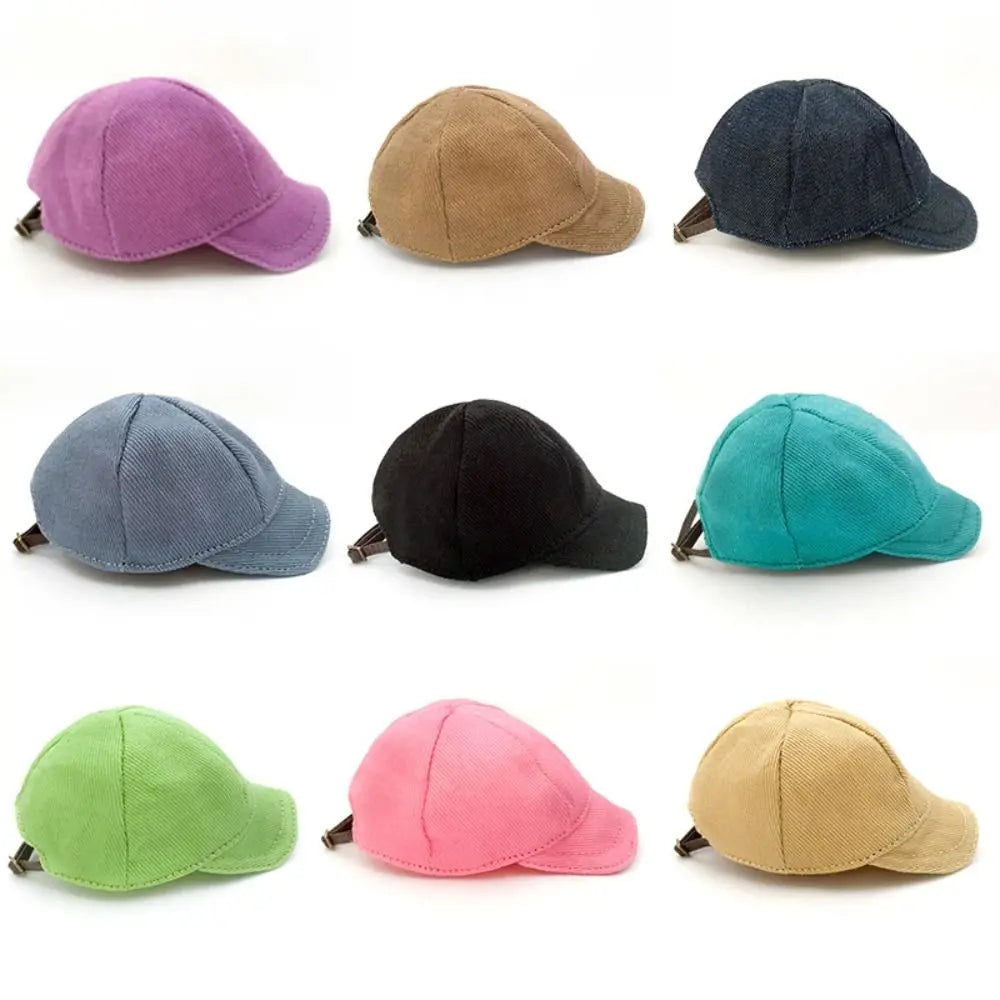 Fashion Caps Doll Baseball Cap for Ob11 Doll Hat Candy Color Cute Animal Casual Hat For 1/11 1/12 obitsu11 Doll Accessories