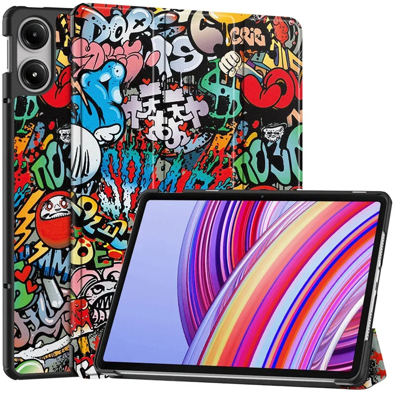 Case For Xiaomi Poco Pad 12.1 2024 Tablet Cover For Redmi Pad Pro 12.1 inch 2024 Case Printing Flip Foldable Stand Tablet Cover