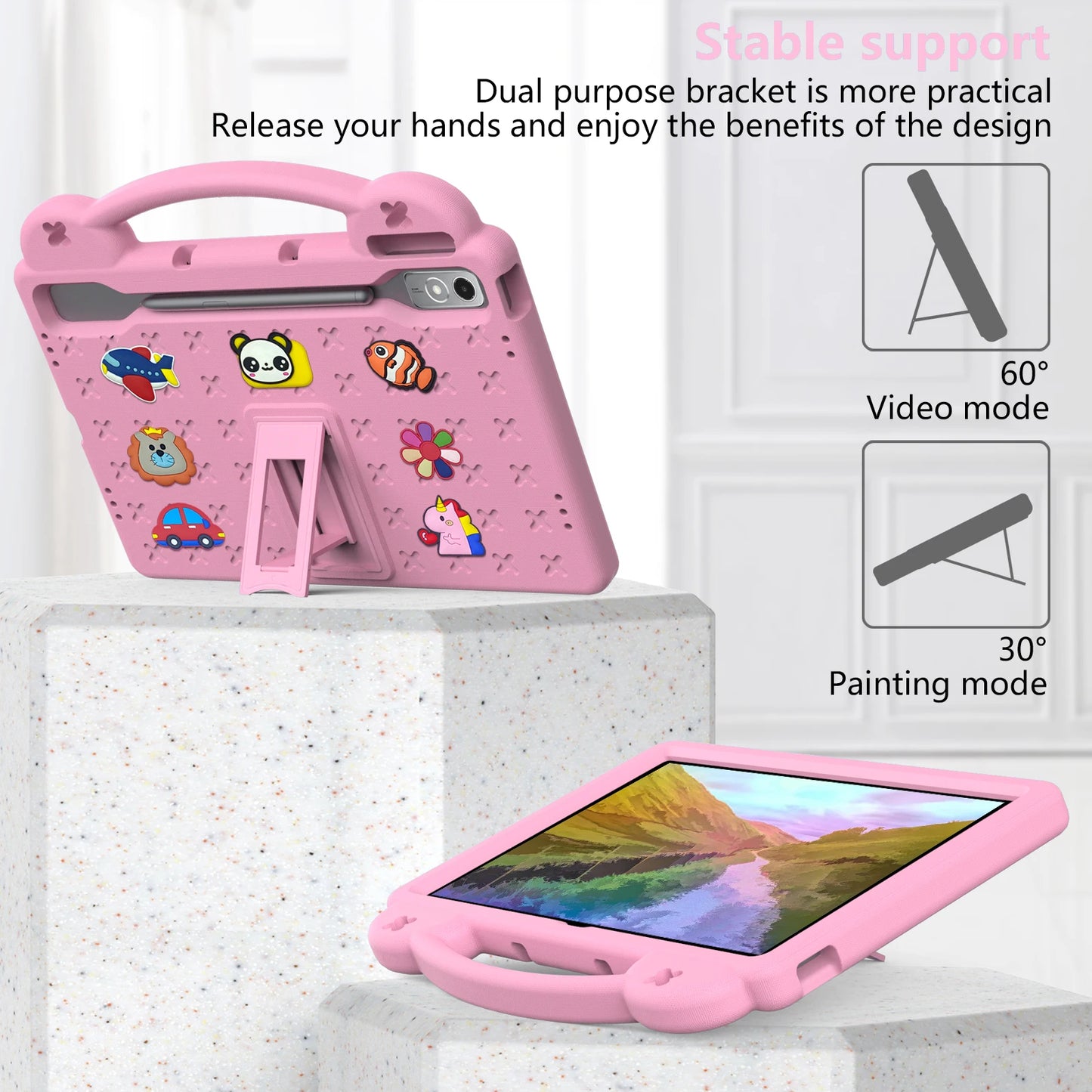 For Lenovo Tab P12 12.7 inch /Xiaoxin Pad Pro 12.7 inch TB-370FU TB-371FC Case Shockproof Anti-dust Shell Tablet Cover For Kids