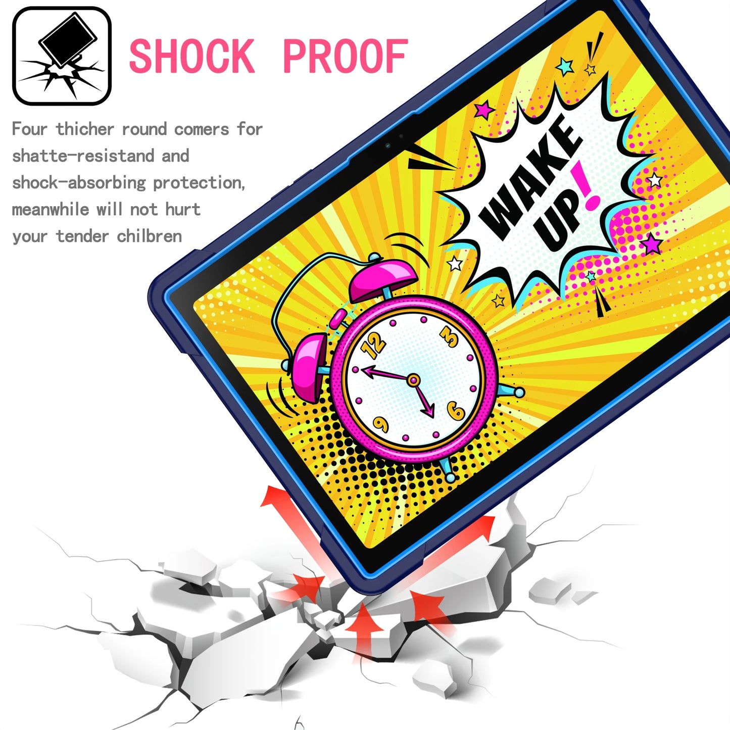Case For Samsung GALAXY Tab A8 10.5 inch Tablet Cover Of SM-X200 SM-X205 SM-X207 Multicolor Rotating Shockproof
