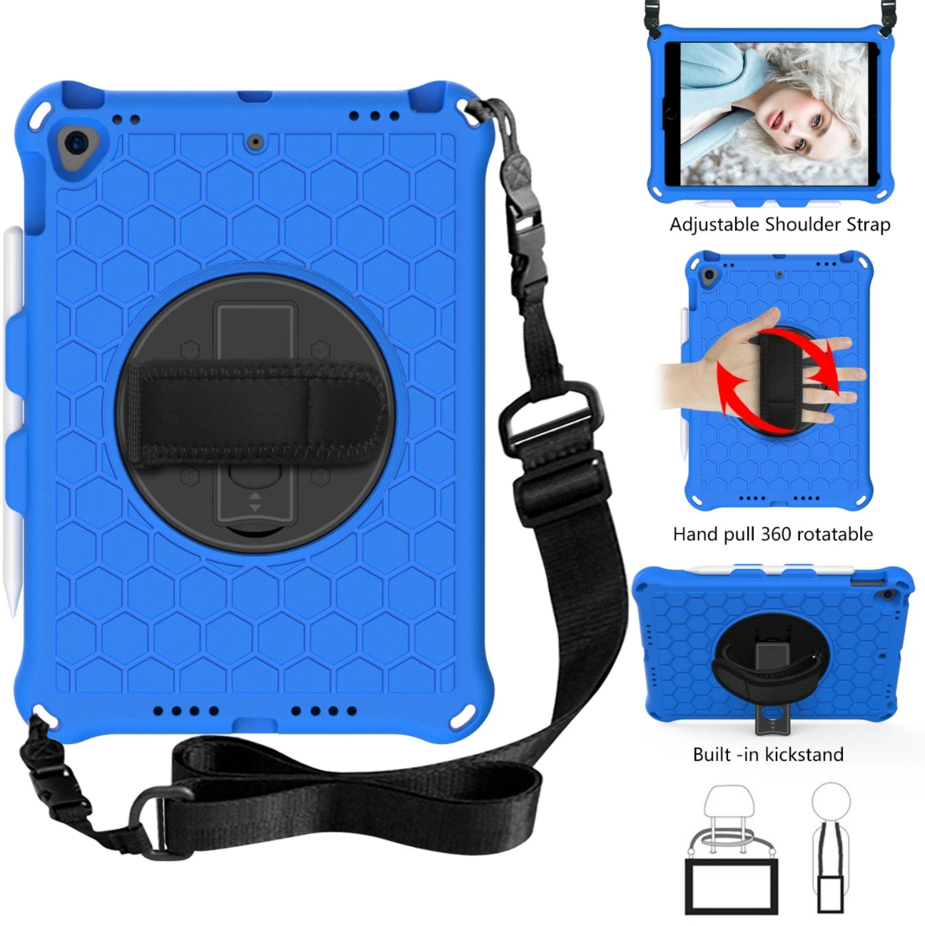 for iPad Pro11 Air4/5/ iPad 10th 10.9inch iPad Pro Air3 10.5inch iPad 789th 10.2inch iPad 5/6th 9.7inch Air1 2 Pad 5 mini54321