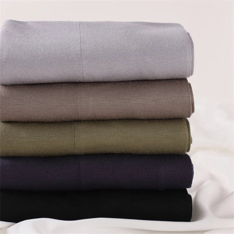 Women High Quality Muslim Cotton Modal Hijab Shawls Plain Triangle Wrap Beach Summer Islamic Ramadan Snood Scarves 140*70*95Cm