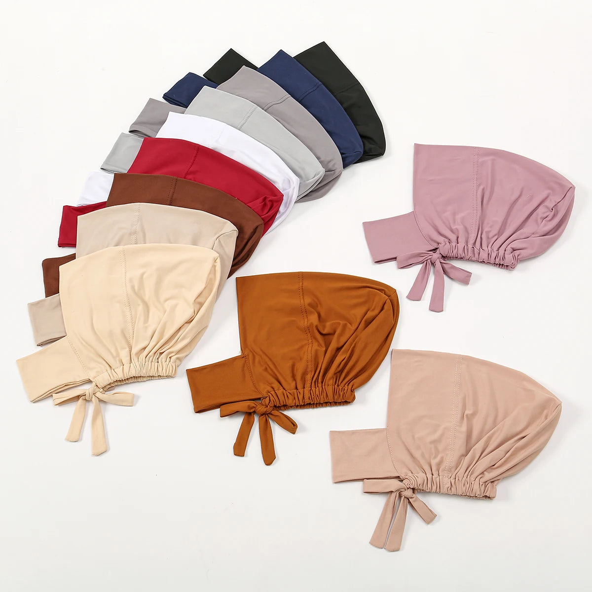 New Modal Inner Hijabs Muslim Women Undercaps Stretch Jersey Cap Islamic Turban Hat Bonnet 2024 Female Headwrap Turbante Mujer