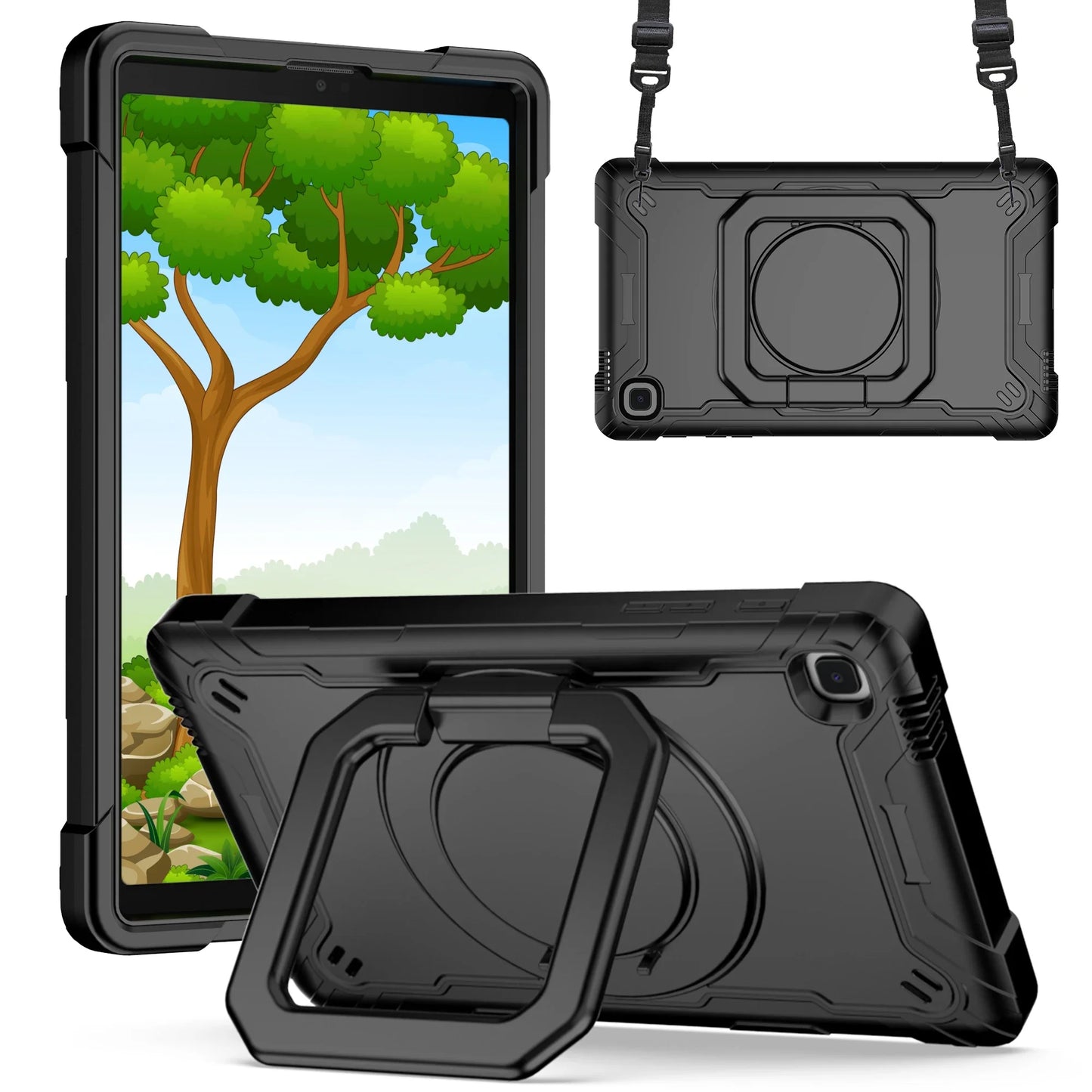 Case For Samsung GALAXY Tab A8 10.5 inch Tablet Cover Of SM-X200 SM-X205 SM-X207 Multicolor Rotating Shockproof
