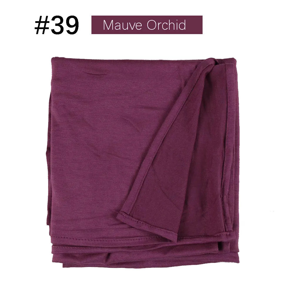 Musilim Women Strechy Jersey Hijab Good Stitch Stretch Jesey HIjabs Scarves Soft Turban Head Wraps HeadScarf