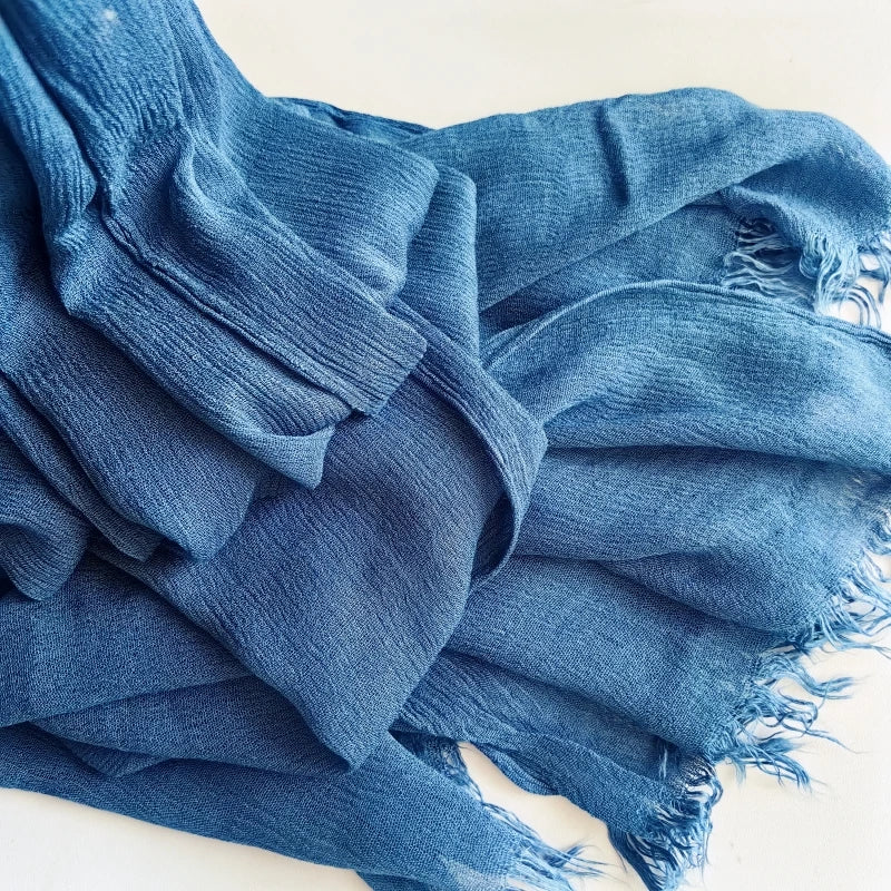 61 Colors Soft Cotton Viscose Scarf Rayon Material Muslim Hijab Mid Eastern Plain Solid Color Headscarf With Tassel