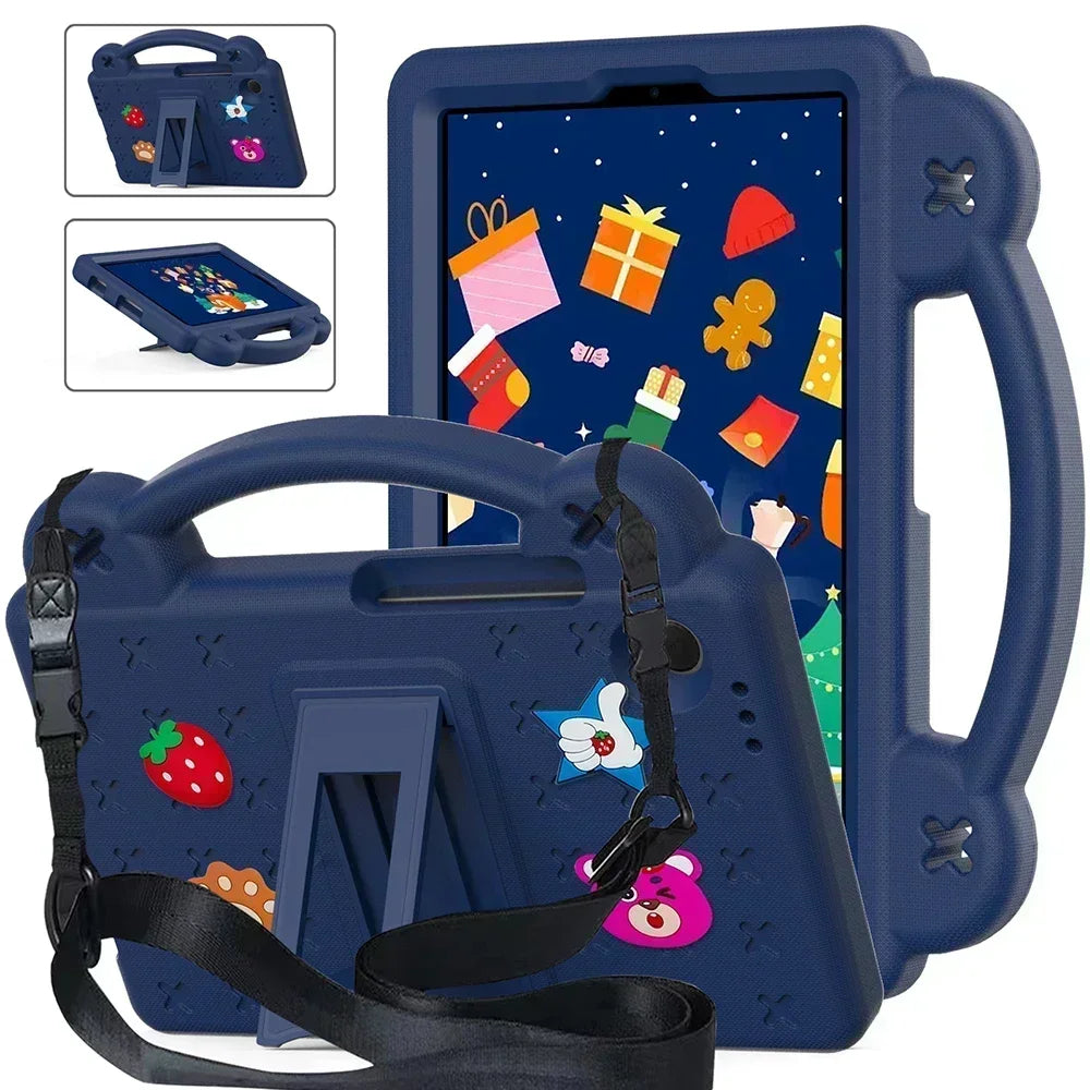 For Lenovo Tab P12 12.7 inch /Xiaoxin Pad Pro 12.7 inch TB-370FU TB-371FC Tablet Case Kids Multicolor Shockproof Shell