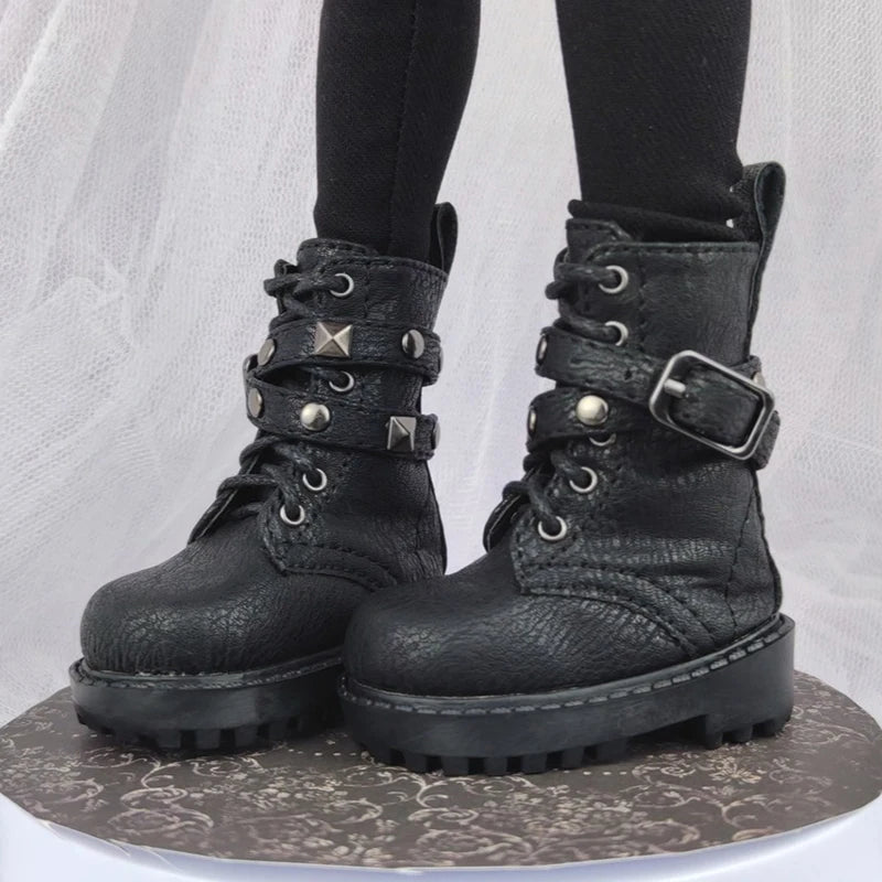 1/4 Bjd Shoes Msd Casual Punk Military Boots 1/3 Bjd Doll Snow Boots Shoes For Dollfie DREAM MID DK LUTS SOOM DOD Dollmore Luts