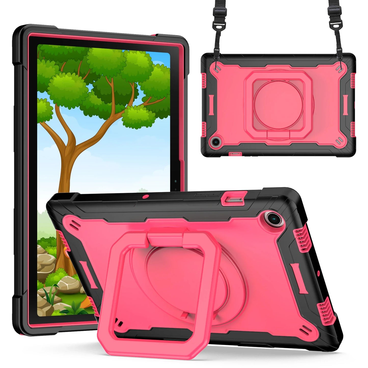 Case For Samsung GALAXY Tab A8 10.5 inch Tablet Cover Of SM-X200 SM-X205 SM-X207 Multicolor Rotating Shockproof