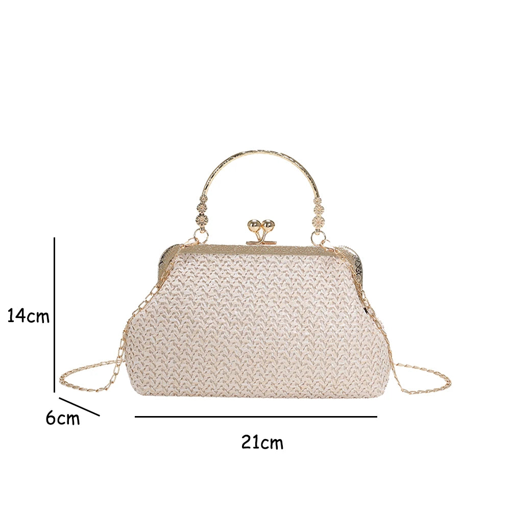 Women's Evening Shoulder Bag Handbag Clutch Bag Shining Rhinestones Bucket Bag for Party Wedding Date Night Chain Shoulder Bag