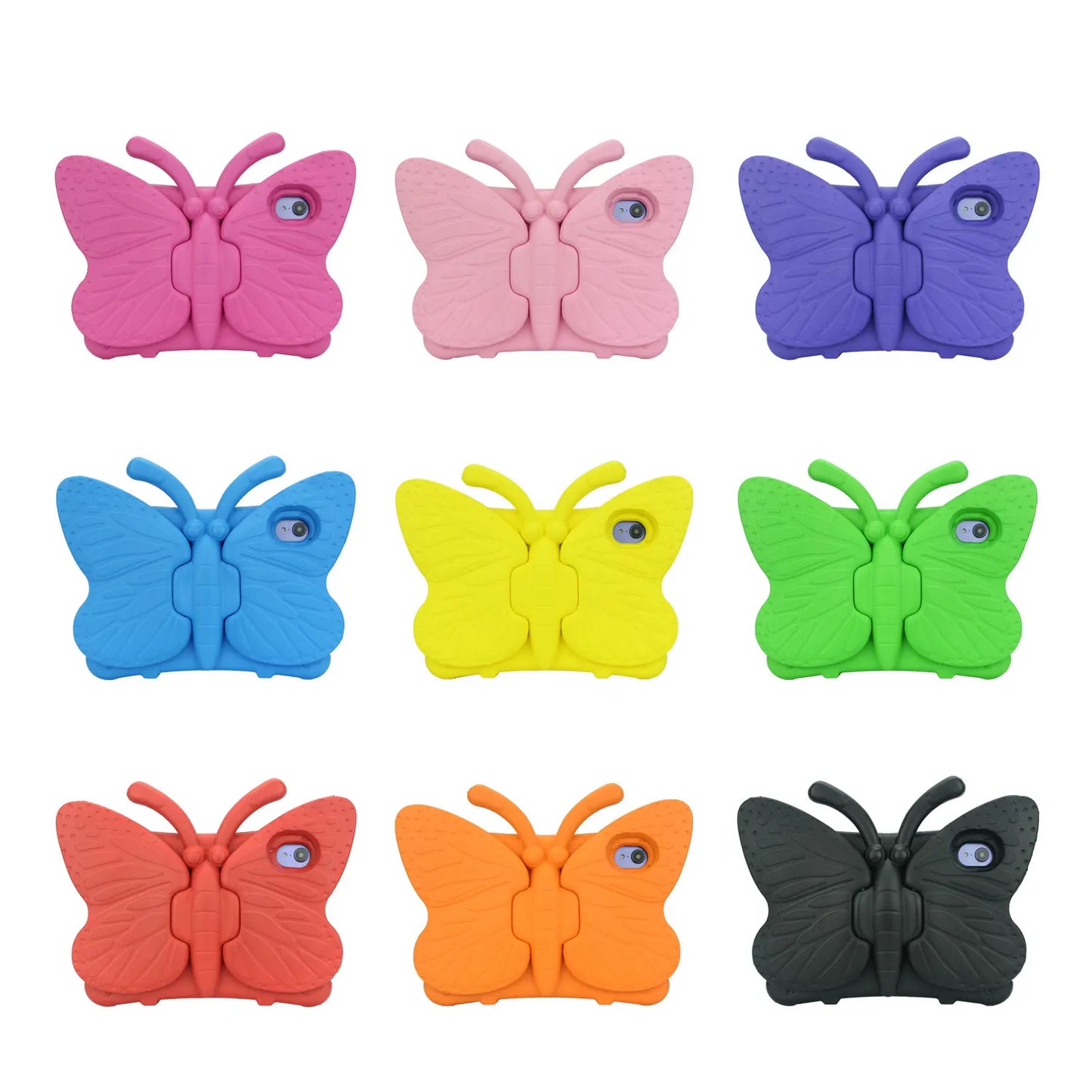 Cute 3D Butterfly Case For iPad 10.2 7th 8th 9th Air 3 2 1 Pro10.5 9.7 2017 2018 Kids EVA Cover for iPad 2 3 4 Mini 6 5 4 3 2 1