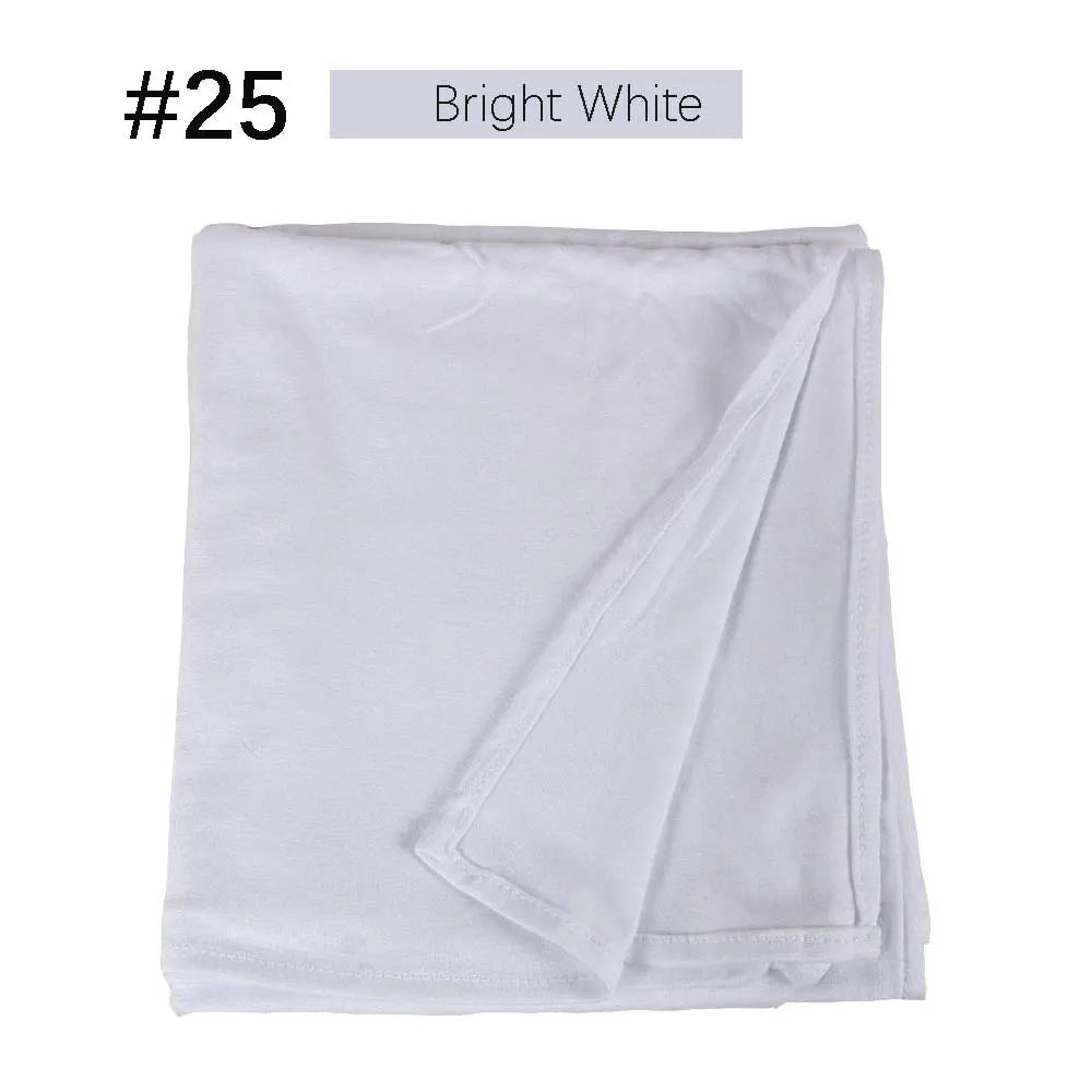 Musilim Women Strechy Jersey Hijab Good Stitch Stretch Jesey HIjabs Scarves Soft Turban Head Wraps HeadScarf
