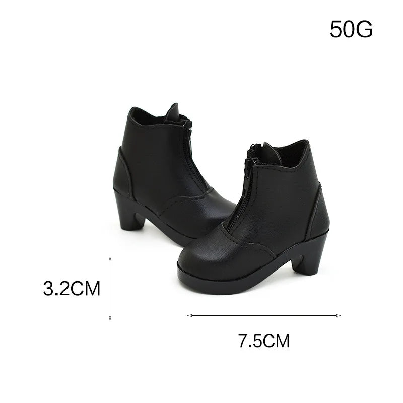 New 60cm Doll's Shoes 1/3 Bjd Joints Doll Dress Up Accessories Leather Boots Size 7.5*3.2cm