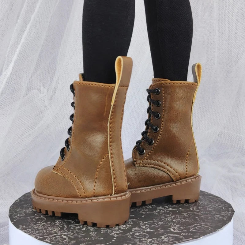 1/4 Bjd Shoes Msd Casual Punk Military Boots 1/3 Bjd Doll Snow Boots Shoes For Dollfie DREAM MID DK LUTS SOOM DOD Dollmore Luts