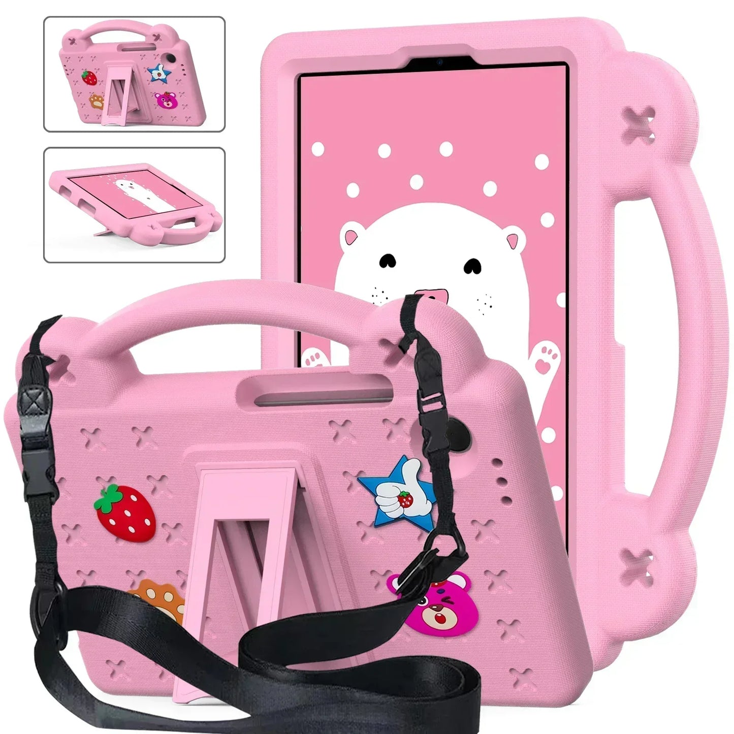 For Lenovo Tab P12 12.7 inch /Xiaoxin Pad Pro 12.7 inch TB-370FU TB-371FC Tablet Case Kids Multicolor Shockproof Shell