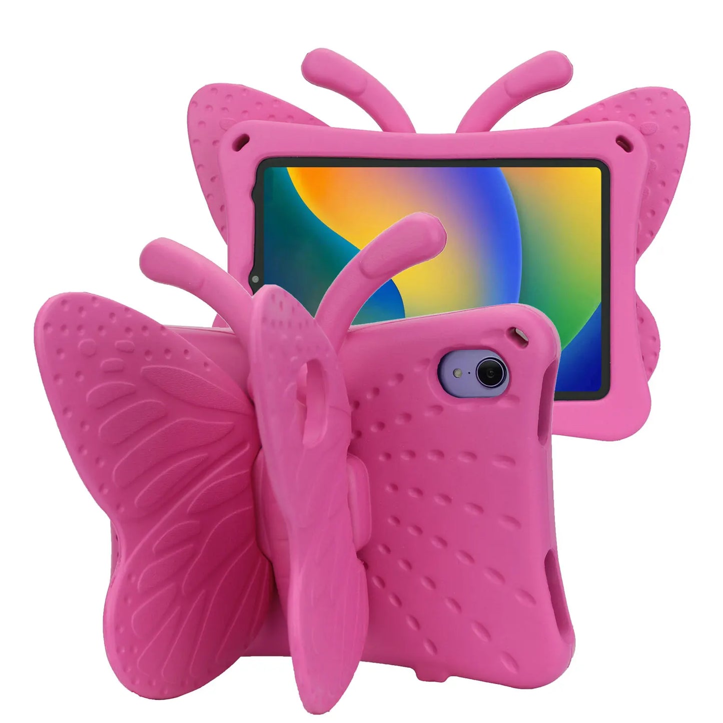 Cute 3D Butterfly Case For iPad 10.2 7th 8th 9th Air 3 2 1 Pro10.5 9.7 2017 2018 Kids EVA Cover for iPad 2 3 4 Mini 6 5 4 3 2 1