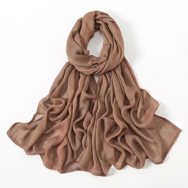 180*95cm Big Size Women Plain Solid Cotton Rayon Hijab Scarf Lady High Quality Wraps Shawls Muslim Modal Headband Islamic