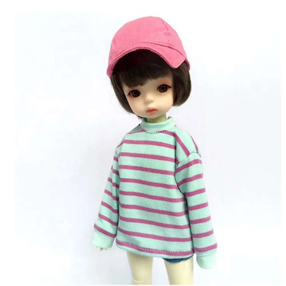 Fashion Caps Doll Baseball Cap for Ob11 Doll Hat Candy Color Cute Animal Casual Hat For 1/11 1/12 obitsu11 Doll Accessories