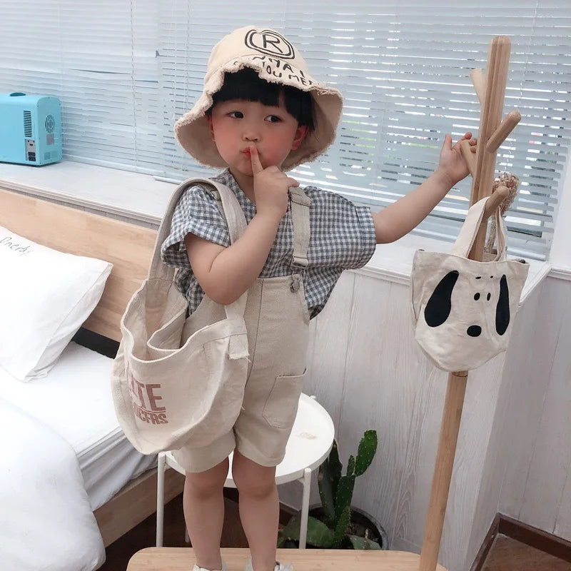 Spring Kids Clothes Boys Pants Girls Overall Solid Children Jumpsuit Girl Outfit