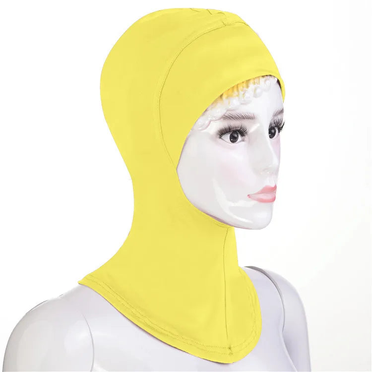 Stretch Underscarf Amira Turban Women Muslim Inner Cap Hijab Bonnet Overhead Head Scarf Wrap Ninja Hat Islamic Head Cover Mujer