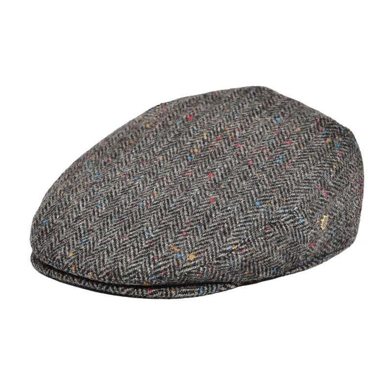 VOBOOM Herringbone Ivy Cap Driving Flat Caps 50% Wool Tweed Scally Hat Bunnet Paddy Dai Cheese-cutter Hats 200