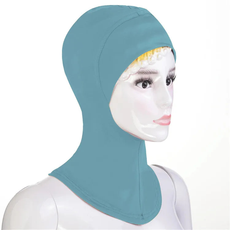 Stretch Underscarf Amira Turban Women Muslim Inner Cap Hijab Bonnet Overhead Head Scarf Wrap Ninja Hat Islamic Head Cover Mujer