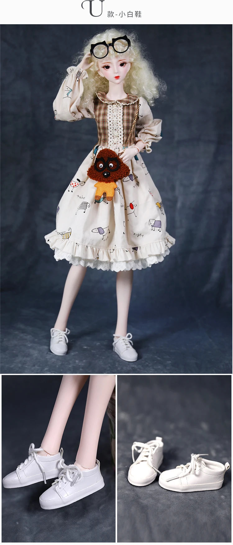 Dream Fairy 1/3 BJD Doll Shoes High Heels/Casual Shoes Suitable for 60cm Ball Joint Doll SD Girls DIY Toy Doll Accessories