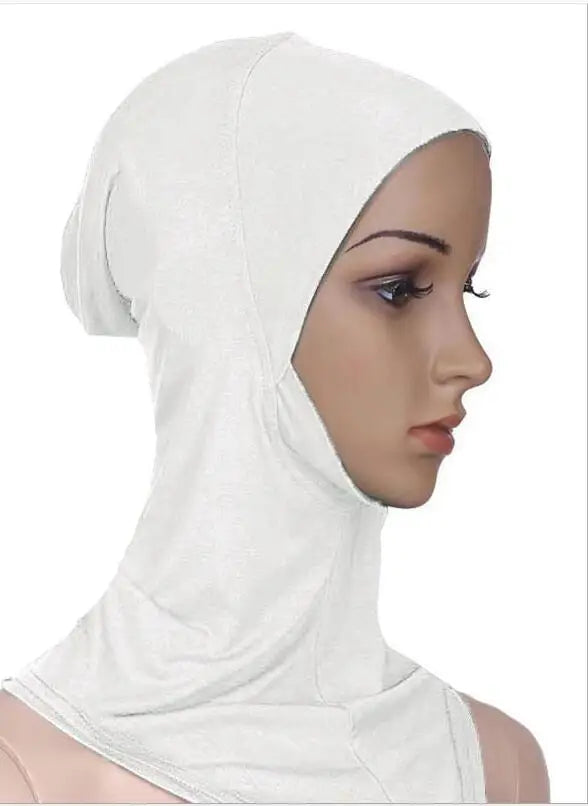 Stretch Underscarf Amira Turban Women Muslim Inner Cap Hijab Bonnet Overhead Head Scarf Wrap Ninja Hat Islamic Head Cover Mujer