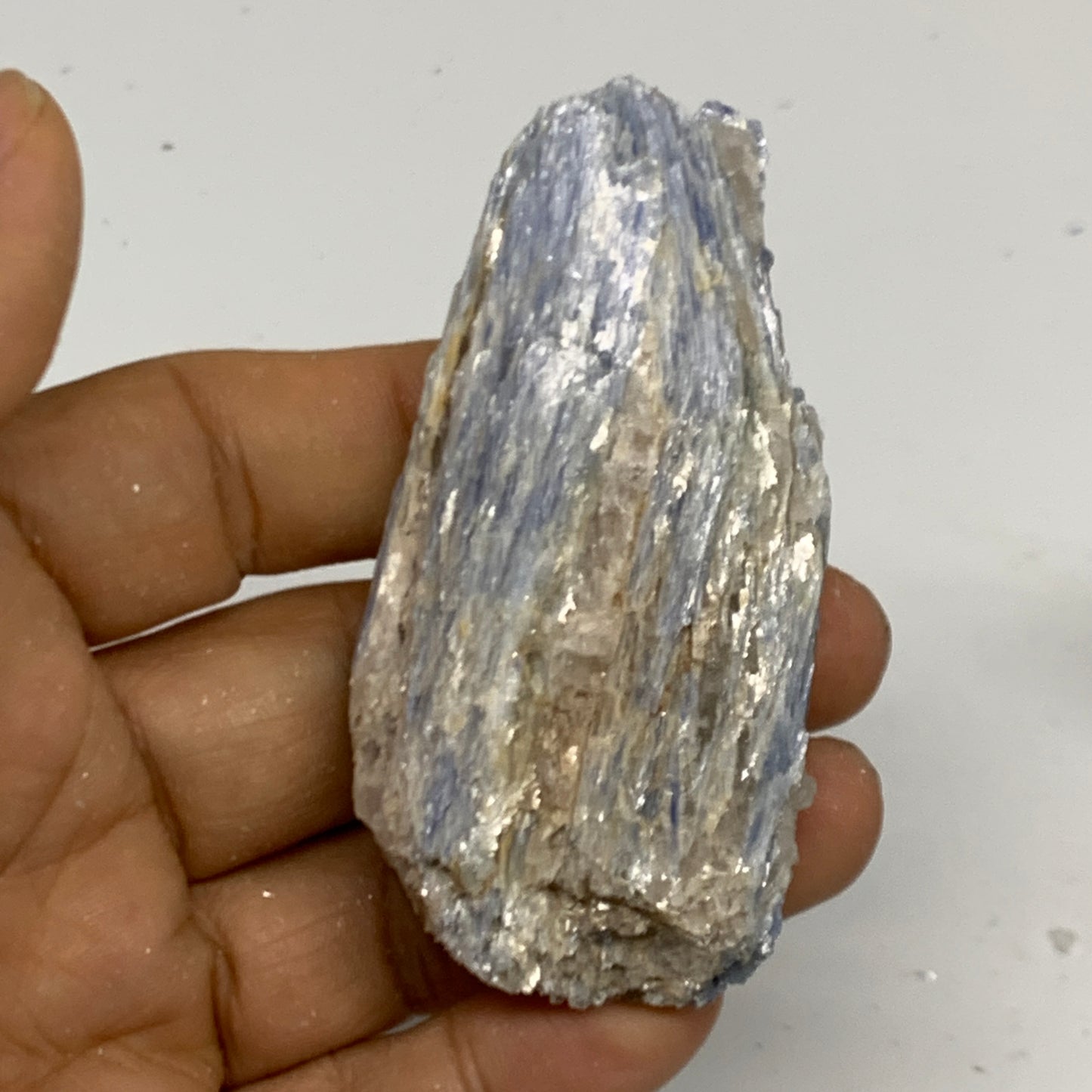 2.2 lbs, 2,2"-3.7", 12pcs, Rough Blue Kyanite Crystal Minerals Specimens,B33115