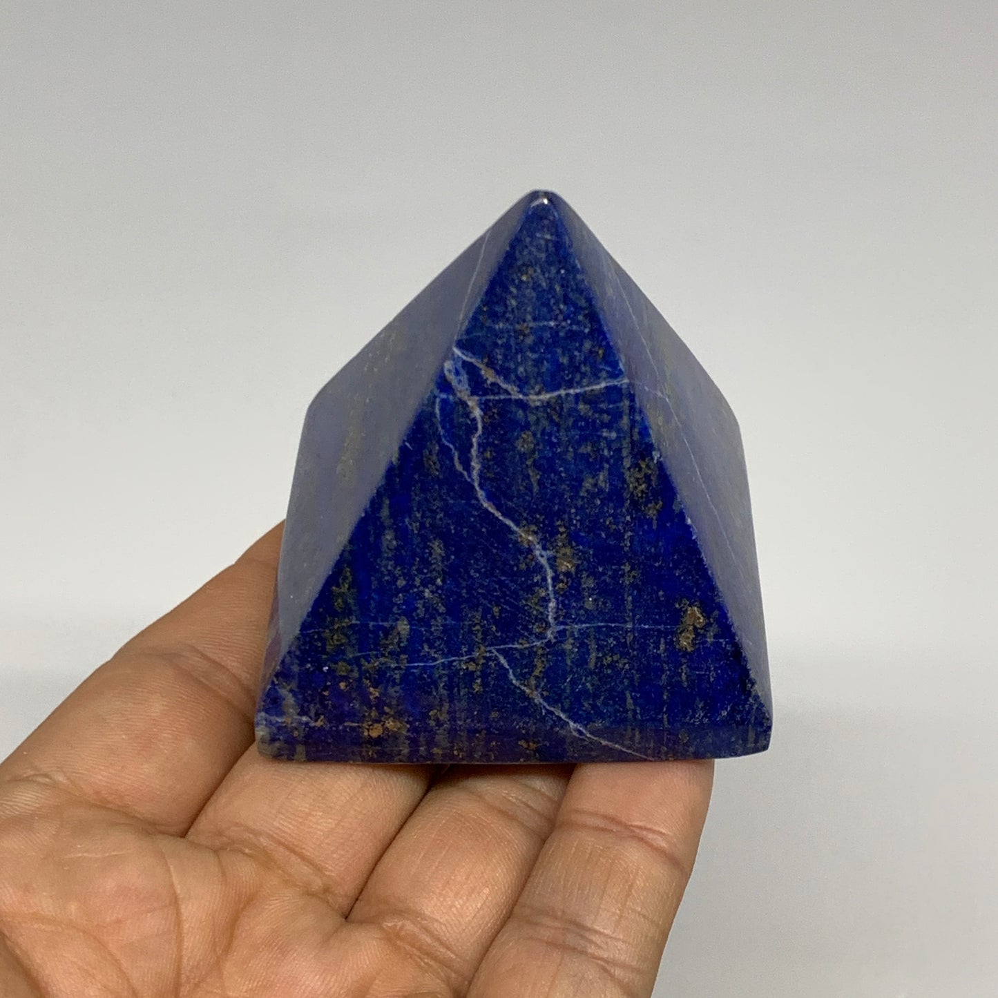2.2 lbs (1000g),1"-2.1",  8pcs,Natural Lapis Lazuli Pyramids @Afghanistan, B2969