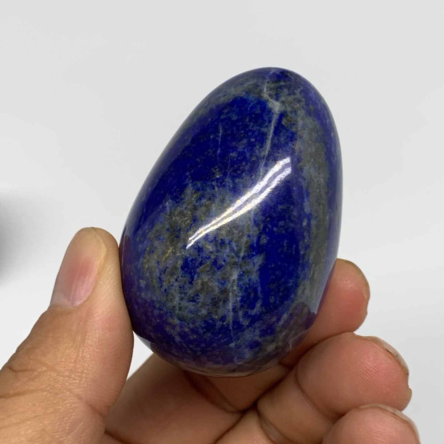 1.4 lbs (635g), 1.8" - 2", 6pcs, Lapis Lazuli Eggs Gemstones, B30455