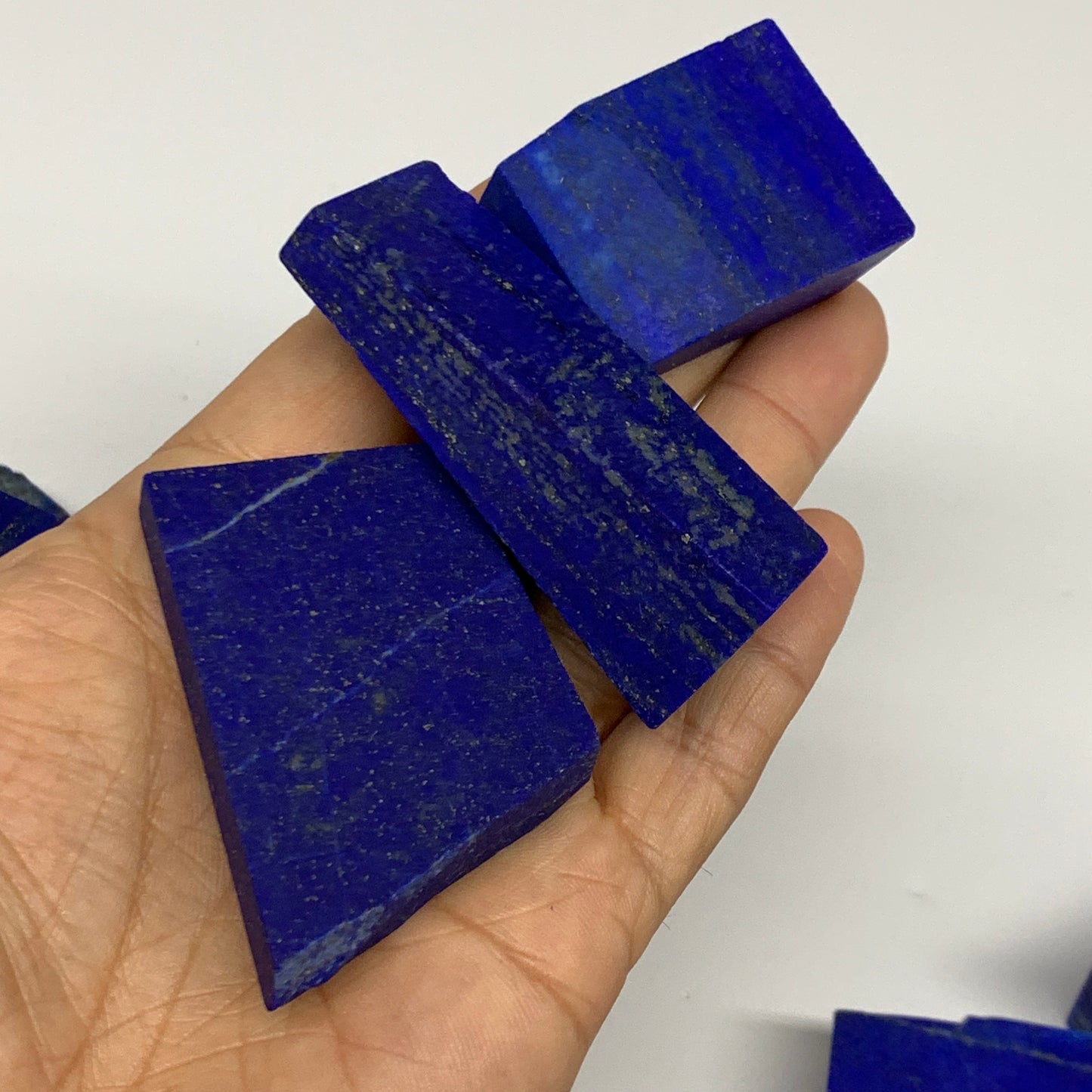 2.13 lbs, 14pcs, 1.4"-3.3", Hight Grade Rough Lapis Lazuli @Afghanistan, B32702