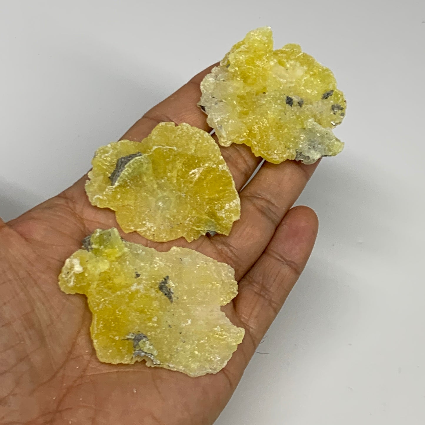 0.61 lbs, 1.9"-2.5", 16pcs, Brucite Crystal Minerals Specimens @Pakistan, B30150