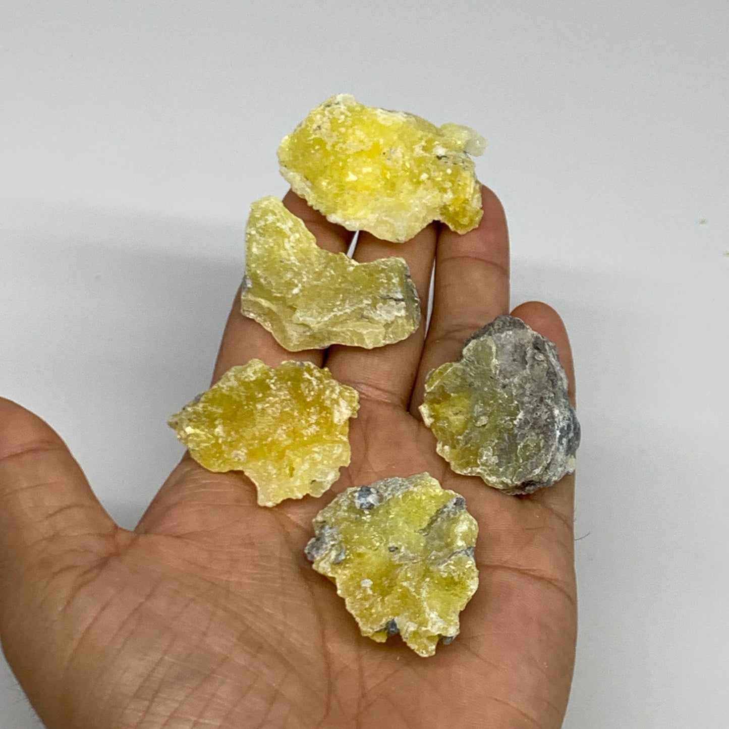 0.71 lbs, 1.3"-1.9", 36pcs, Brucite Crystal Minerals Specimens @Pakistan, B30151
