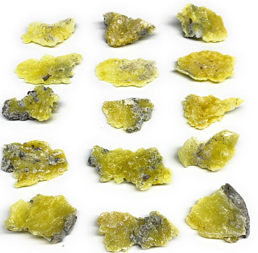 0.59 lbs, 1.7"-2.6", 15pcs, Brucite Crystal Minerals Specimens @Pakistan, B30152