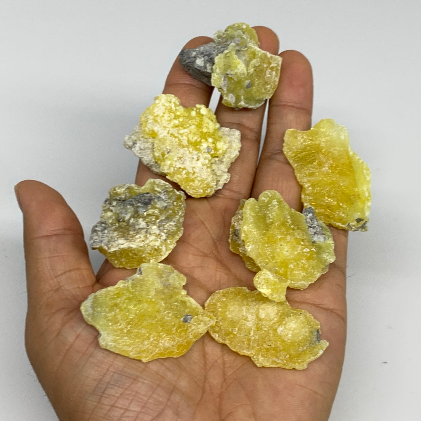 0.68 lbs, 1.2"-1.9", 36pcs, Brucite Crystal Minerals Specimens @Pakistan, B30154