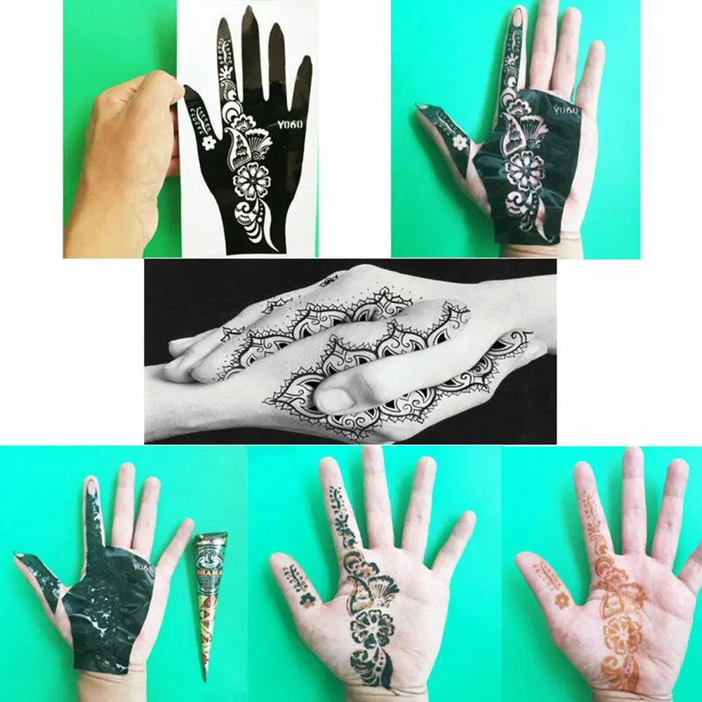 Natural Colors Temporary Paint Henna Paint Body Cones Mehandi Ink Indian Henna Temporary Tattoo Herbal Henna Cones Body Art