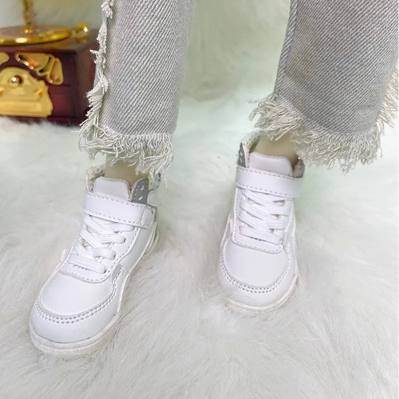 SD/BJD 1/3 1/4 doll shoes casual shoes high top board shoes small white shoes