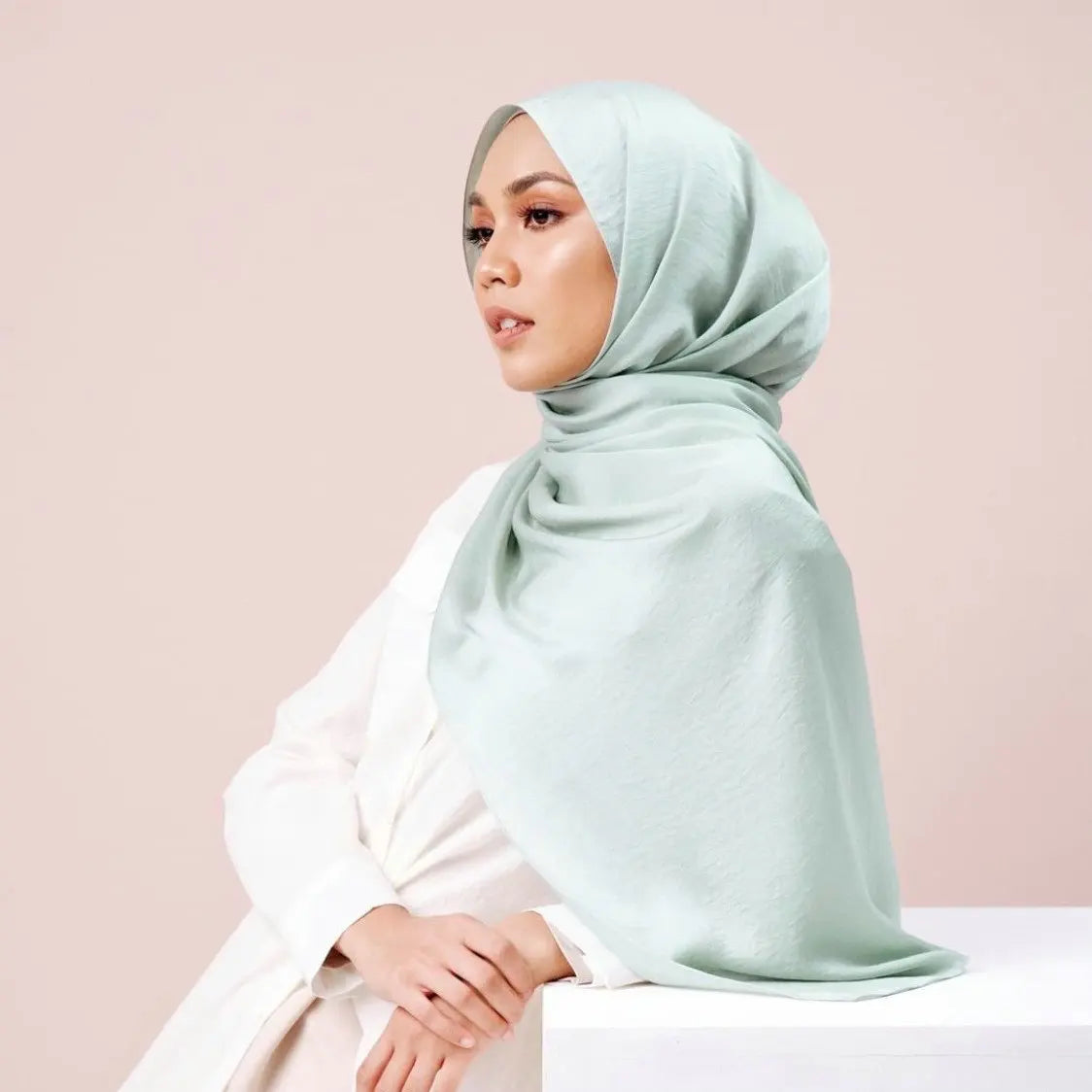 Premium Velvet Satin Chiffon Hijab Scarf Women Luxury Soft Plain Shawl For Women Muslim Hijabs Turban Femme Chic  Ramadan