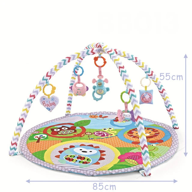 Educational Fitness Frame For Children Play Mat Rack Crawling Blanket Infant Play Rug Gift Kids Activity Mat Gym Baby Toys