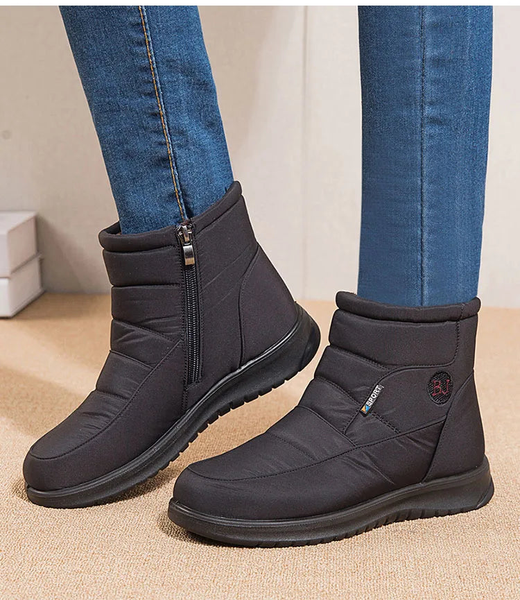 Women Boots 2022 Winter Shoes For Women Ankle Boots Waterproof Snow Boots Black Short Winter Botas Mujer Casual Botines Female