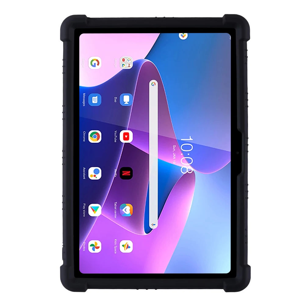 Adjustable Stand Case for Lenovo Tab M10 3rd Gen 2022 10.1 inch TB-328FU TB-328XU Soft Silicone Cover Shockproof Kids Safe Shell