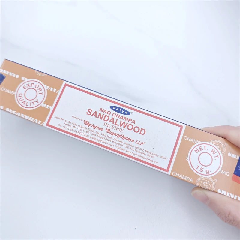 India Sticks Incense WhiteSage Sandalwood Incense Bedroom Toilet Eliminate Negative Energy Cense Home Fragrance NAG Champa Satya