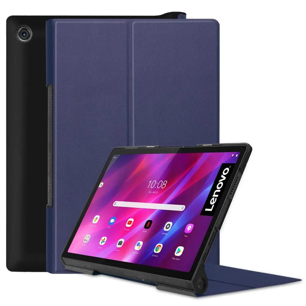 Luxury PU Leather Case For Lenovo Yoga Tab 13 11 YT-K606F YT-J706F 2021 Yoga Smart Tab  10.1 2019 YT-X705F YT-X705X Stand Cover