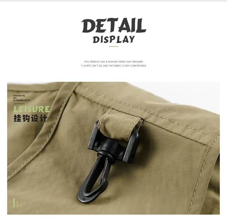 14 Pockets Summer New Men US Tactical Hiking Fishing Vest Mens Photographer Waistcoat Mesh Cargo Sleeveless Jacket Tool Vest