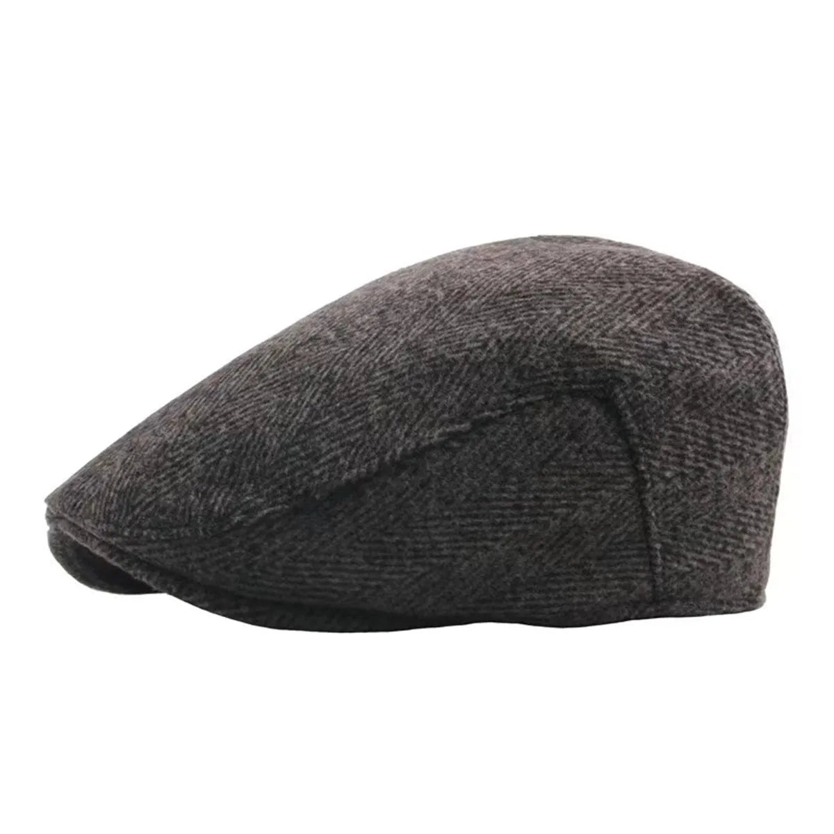 Retro Coarse Grain Fluff Newsboy Caps Men British Painters Hats Autumn Winter Berets Herringbone Flat Cap Hip Hop Berets