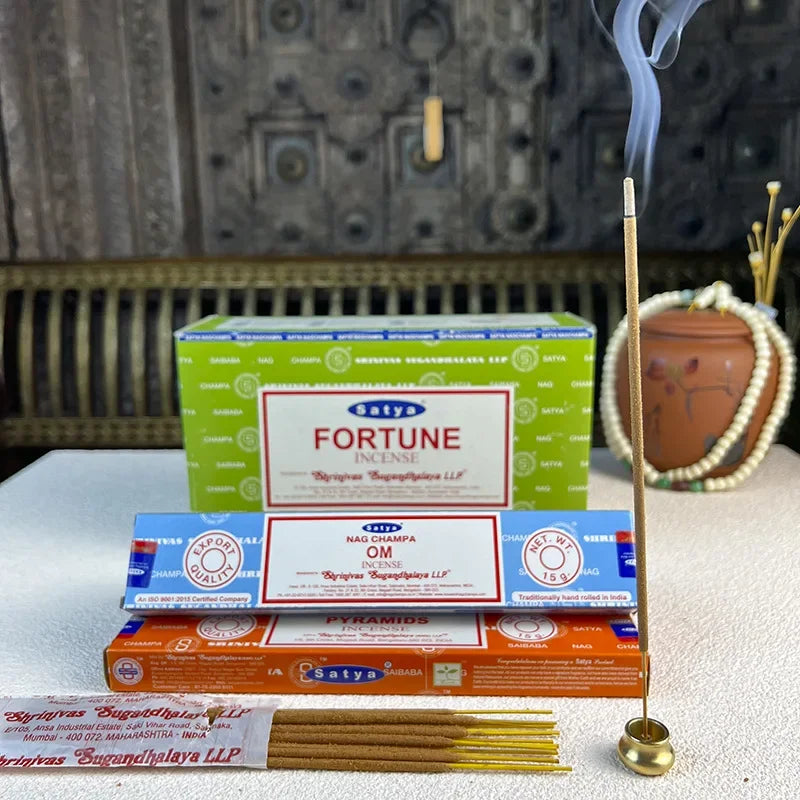 India Sticks Incense WhiteSage Sandalwood Incense Bedroom Toilet Eliminate Negative Energy Cense Home Fragrance NAG Champa Satya