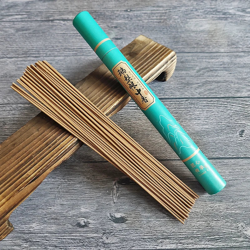 FY 40Pcs Natural Sandalwood Incense Sticks Tea Room Yoga Home Incense Stick Aroma Blessing Ceremony Pray Buddha Aromatherapy