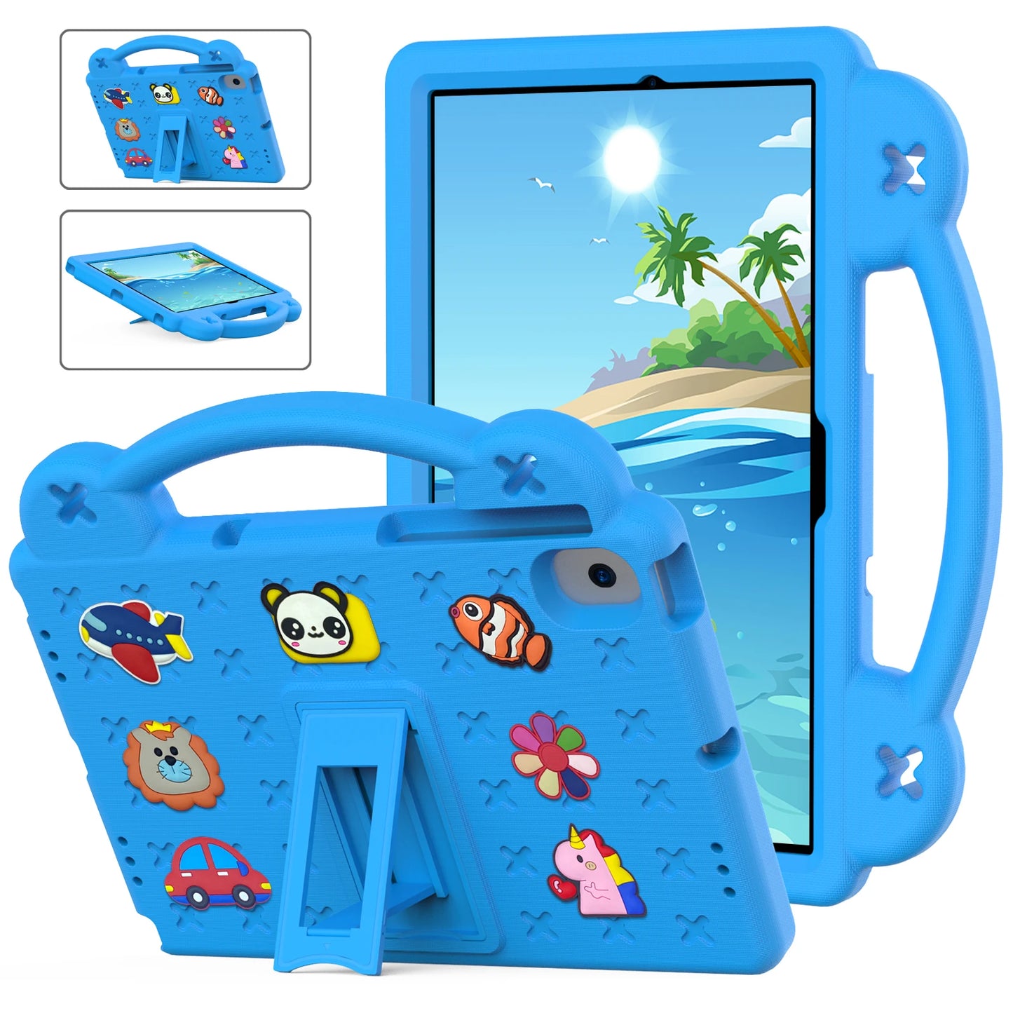 EVA Bear Stand Case For Huawei MatePad SE 10.4 10.1 Pro 10.8 12.6 T 10 10s Kids Capa Cover For MediaPad T5 10.1 M6 8.4 M5 Lite 8